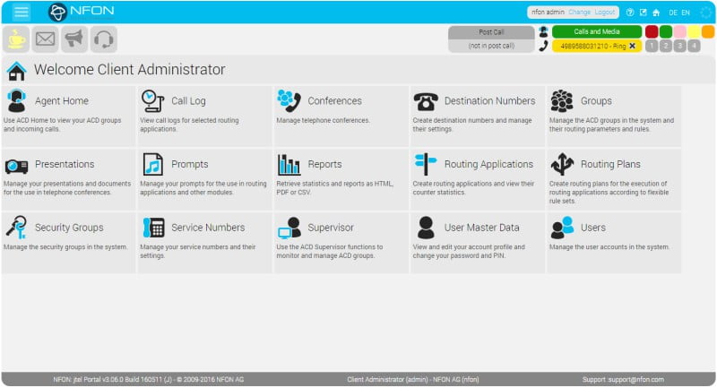 Nfon Iberia lança solução cloud para contact centers