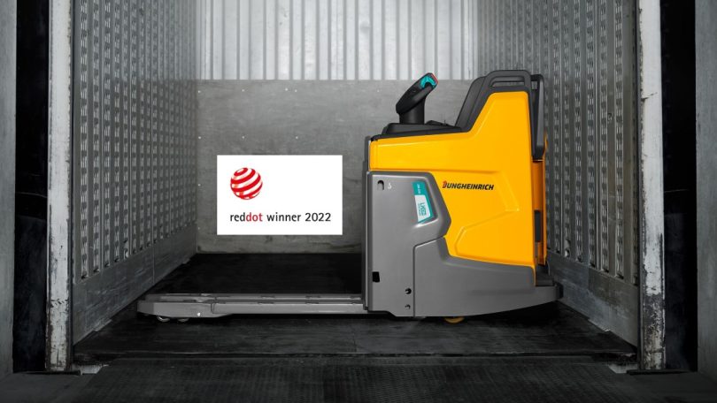 Porta-paletes elétrico da Jungheinrich vence Red Dot Design Award
