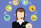 contact center ilustração