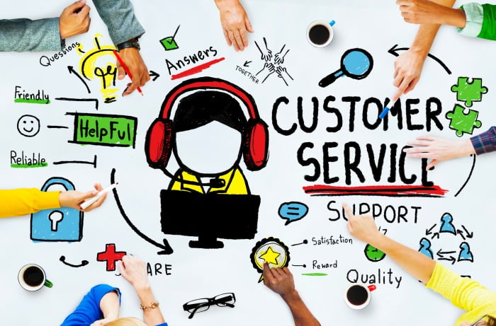 customer service ilustração fevereiro