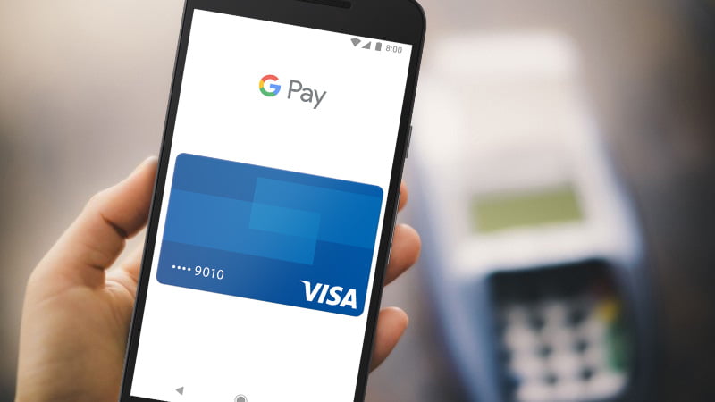 google pay  visa