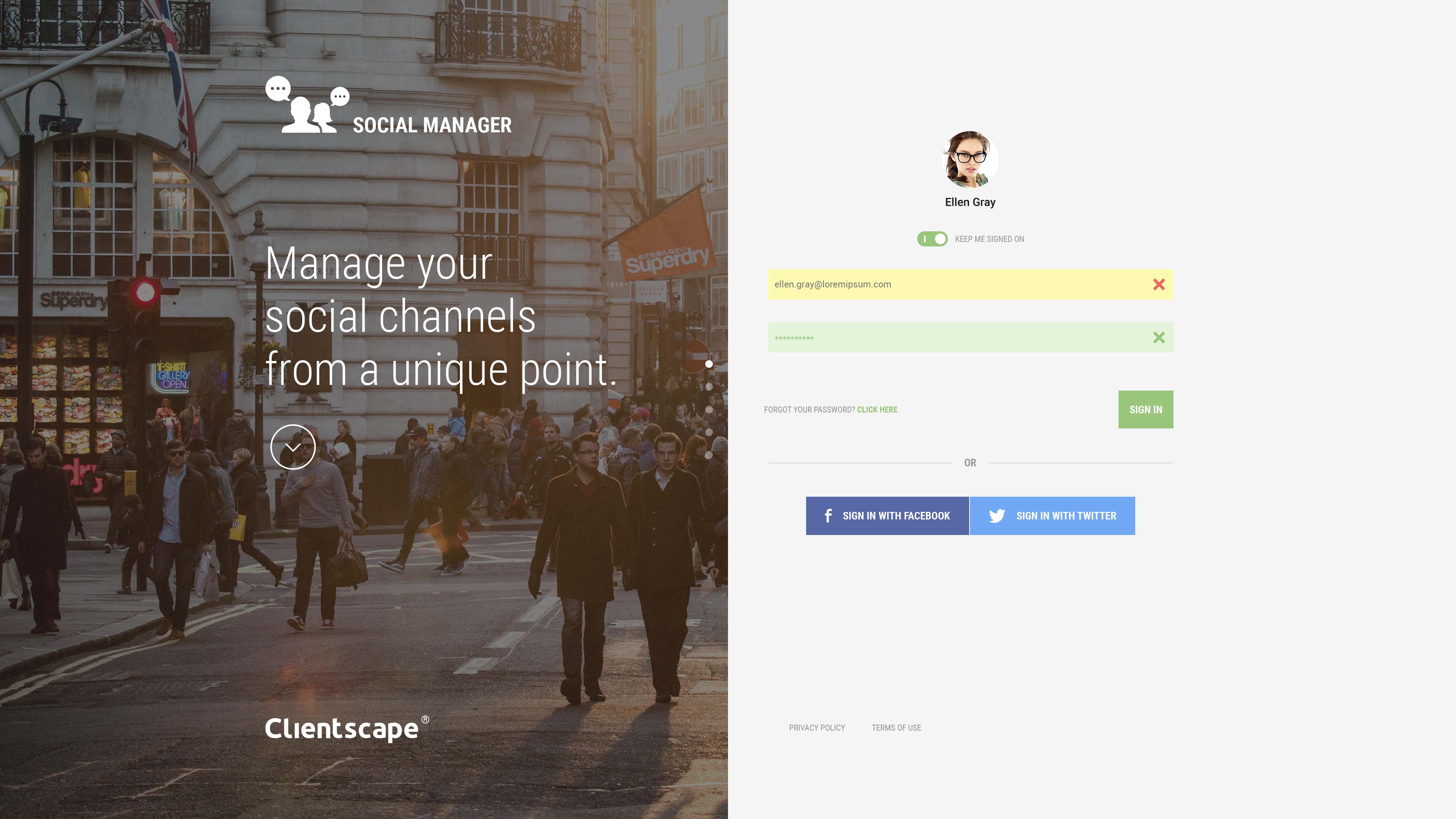 login