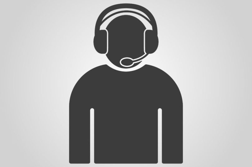 operador de call center icone