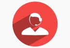 operador de call center ilustração
