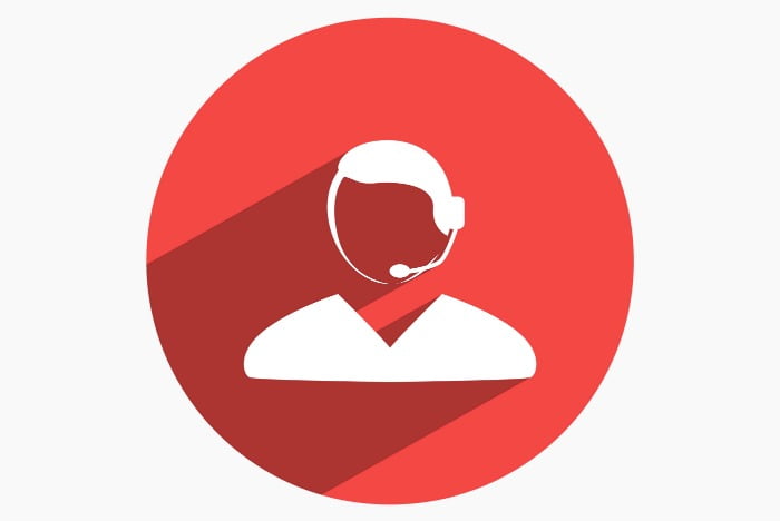 operador de call center ilustração