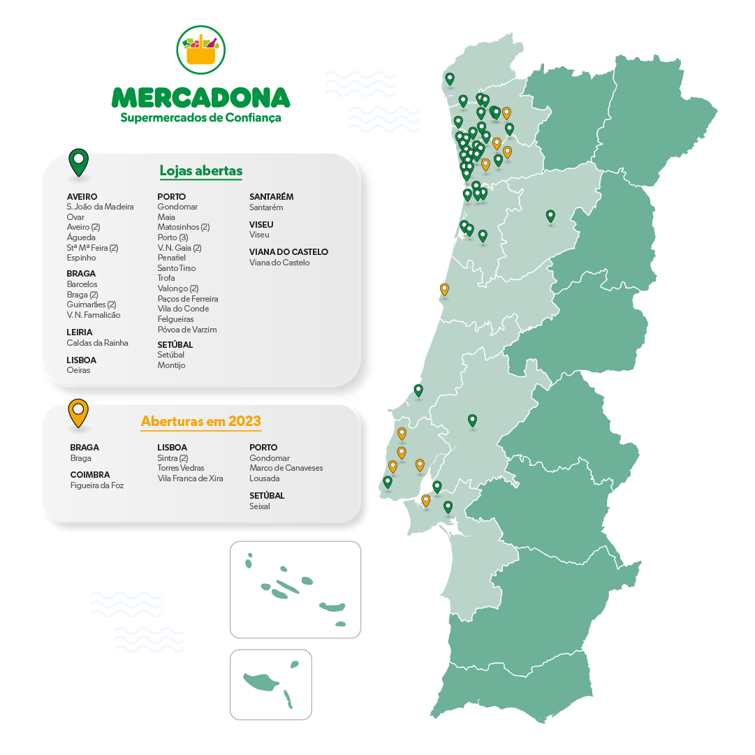 Mercadona - mapa 2023