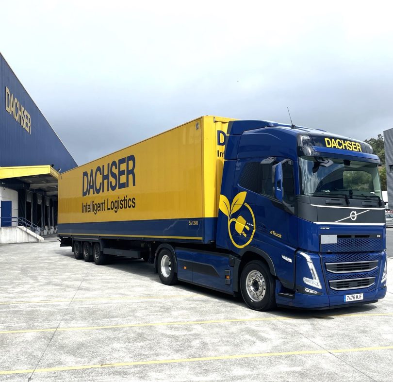 Dachser adquire 2 novos camiões elétricos para a frota em Espanha 
